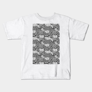 crazy zebra heard Kids T-Shirt